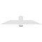 Ekena Millwork Eugene Architectural Grade PVC Gable Bracket, 60"W x 12 1/2"H x 4"D x 6"F, 5/12 Pitch GBP060X13X0406EUG00 - alternate 5